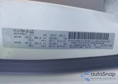 2018 Dodge Grand Caravan Se из США, поврежденный, VIN 2C4RDGBG7JR166344